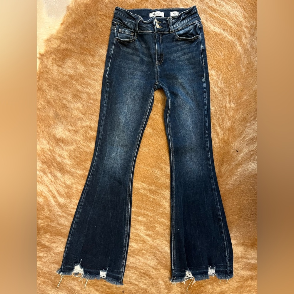 Girls Kancan High Rise Flare jean